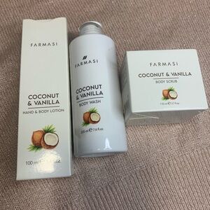 Farmasi White Coconut & Vanilla Body Care Set